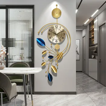 Настенные часы для гостиной, художественные часы для дома, креативное украшение стен, настенные часы