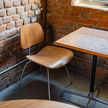 Обеденные стулья из кофейного дерева Nordic Outdoor Office Дизайн салона Обеденные стулья для отдыха Современный минимализм Мебель для дома Stuhl XY50DC