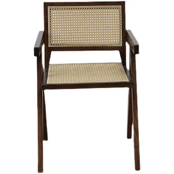 Скандинавские обеденные стулья с акцентом в виде подлокотника, деревянный стул для гостиной, стул для спальни, офисная мебель для дома El Hogar