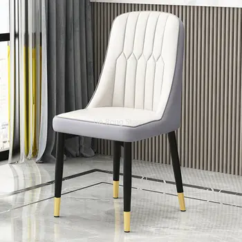 Обеденные стулья скандинавского дизайна, расслабляющие Индивидуальные Уникальные кухонные стулья, Современная роскошная мебель для дома Cadeira HY