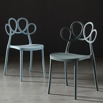 Обеденный стул Современный дизайн в виде павлина Уникальный удобный Пластиковый стул Ультралегкий Relax Индивидуальная роскошная мебель Sillas