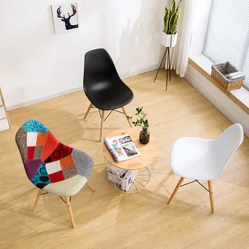 Домашний Цветной обеденный стул, Сшитый тканью, Спинка для отдыха, Компьютерный стул, Диван, Стул из массива дерева, Офисный стул, Пластиковые стулья