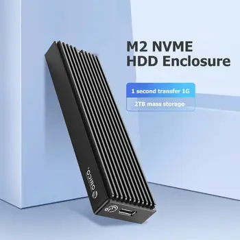 Внешний мобильный футляр ORICO M2PV-C3 из алюминиевого сплава Type-C со скоростью 10 Гбит/с M.2 NVME SSD-накопитель