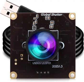 ELP Высокоскоростной Глобальный Затвор 1080P 90fps USB Модуль Камеры Mini UVC USB2.0 Плата Веб-камеры с Объективом с Низким уровнем Искажений 120 градусов