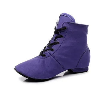 Новые парусиновые джазовые туфли на высоком каблуке, женские туфли для балета Maodi, кроссовки для латиноамериканских танцев, женские пуанты для девочек для балета