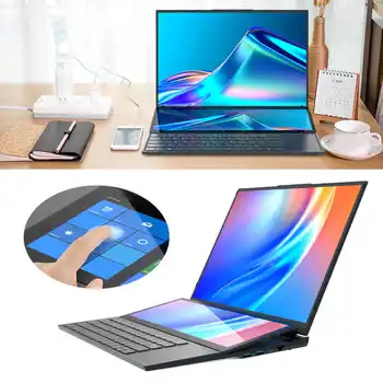 Ноутбук с разделенным экраном 100-240 В, поддержка 16-дюймового и 14-дюймового экрана для ноутбука с разделенным экраном с процессором Intel® Core™ I7 Win11