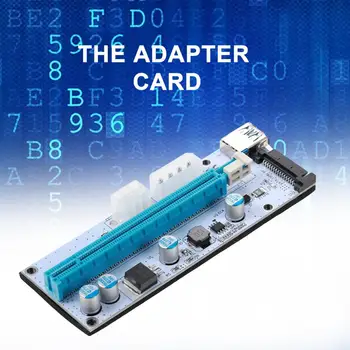 USB 3.0 Практичный адаптер для расширительной платы PCI-E от 1X до 16X Гибкий конвертер PCI-E Профессиональная карта для майнинга