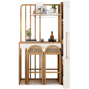 Скандинавский простой выдвижной барный шкаф, экран для домашней гостиной, шкаф для веранды, перегородка для прихожей, Угловая барная стойка