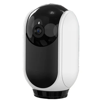 1 штука 3-мегапиксельная камера Tuya с разрешением 1080P для помещений, режим автоматического отслеживания H.264 для Alexa Google PTZ