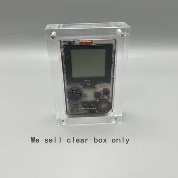 Прозрачная Магнитная акриловая коробка для хранения для игровой консоли GBP, чехол, Подставка для дисплея, игровые Аксессуары