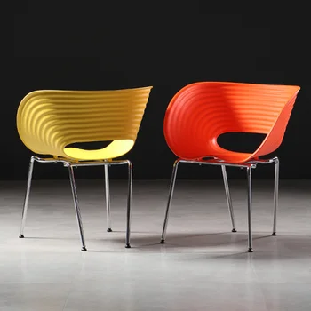 Индивидуальные обеденные стулья Nordic, дизайн кухни, Обеденные стулья для гостиной, мобильный шезлонг, дизайнерская мебель YX50DC