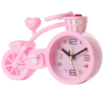 Красочные велосипедные часы-будильник карамельного цвета, креативные студенческие украшения, бизнес-подарок-сувенир