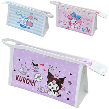 3 стиля Sanrio Портативный пенал милый mymelody Kuromi Cinnamoroll сумка для карандашей школьник канцелярские принадлежности сумка для хранения